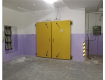 【德軒案例】梧桐院地庫改造——墻面刷油漆、乳膠漆，改造人防門油漆
